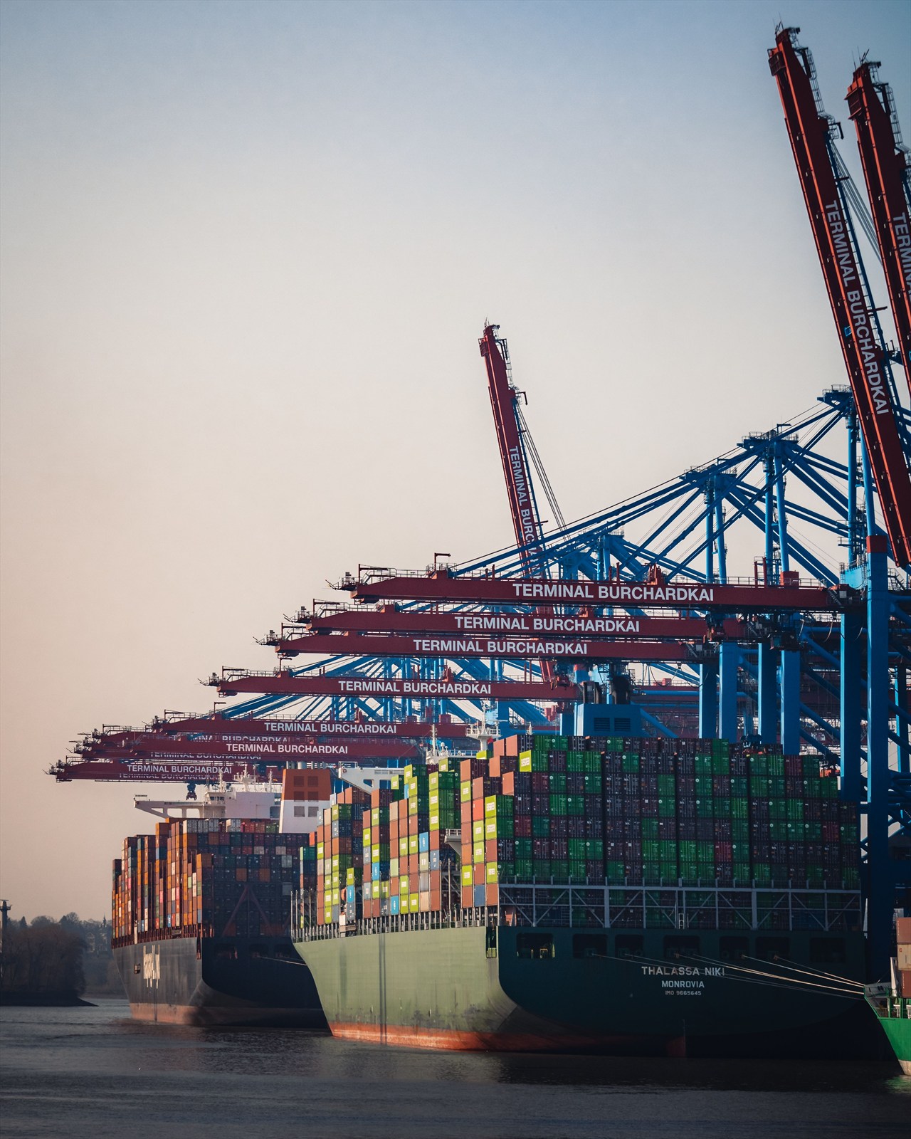 Maritime container terminal logistics for cross-border trade between Africa, China and India